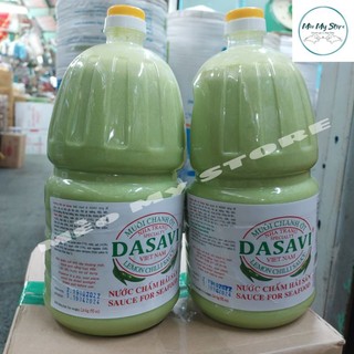 Muối ớt xanh dasavi 2.6kg,a nuớc chấm hải sản