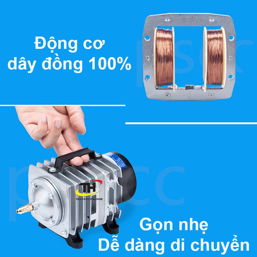 Máy bơm tăng áp, máy bơm thổi vịt cho tiệm vịt quay