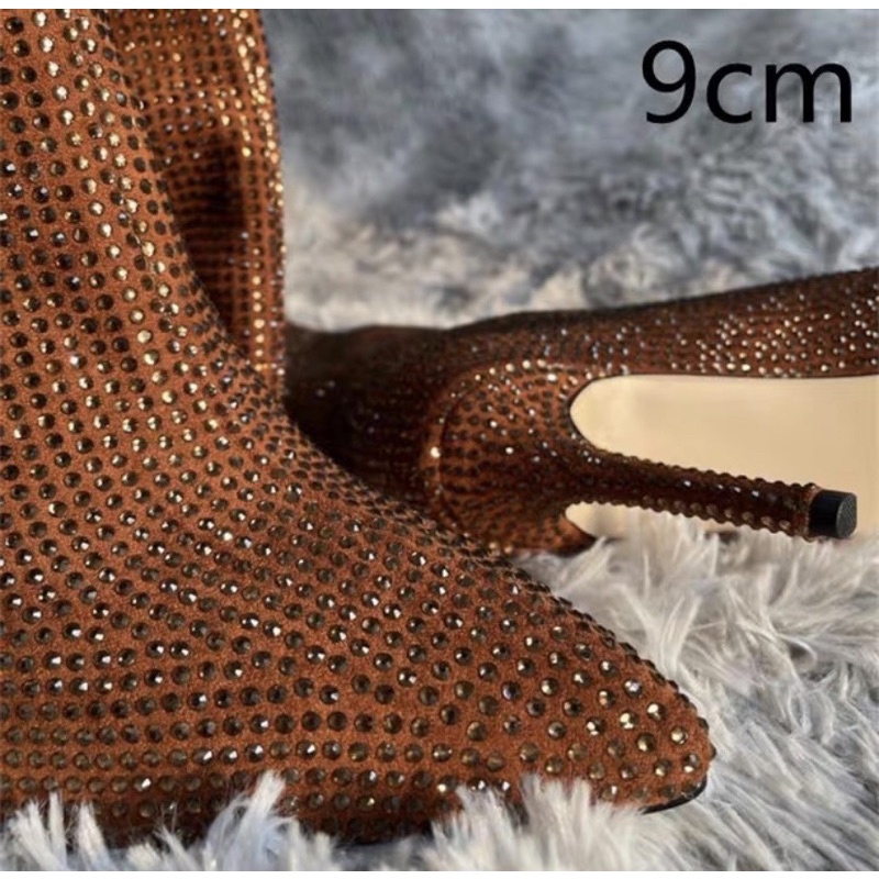 BOOTS CAO GÓT ĐÍNH ĐÁ LẤP LÁNH