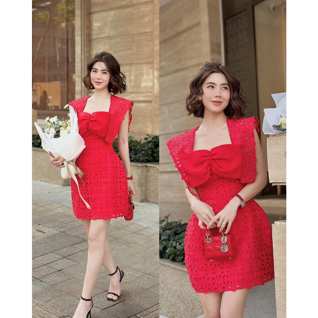Đầm ren cao cấp . CÓ 1 màu. KÈm hình chụp thật 100%. Size dưới 54kg vừa. Đơn giản mà đẹp. Mua nhanh kẻo hết