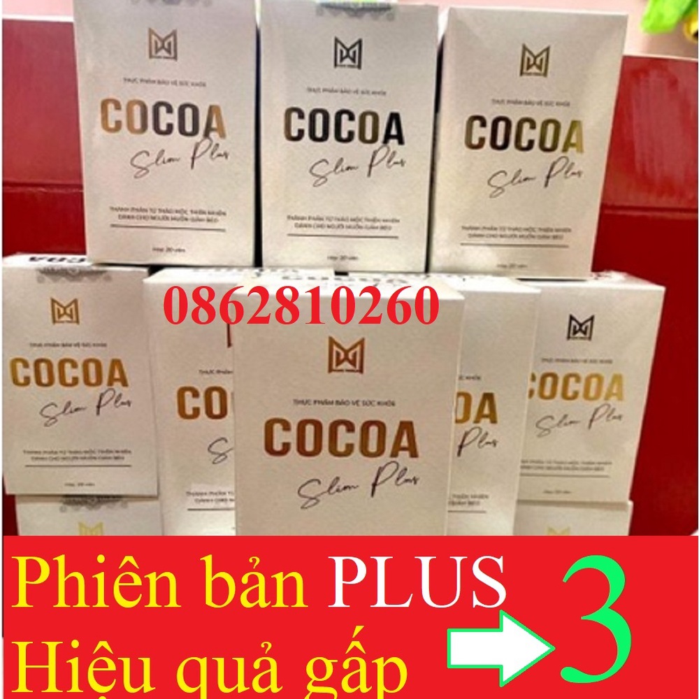Viên Uống Giảm Cân COCOA SLIM PLUS bản nâng cấp hiệu quả gấp 3,hỗ trợ giảm cân nhanh không cần ăn kiêng [CHÍNH HÃNG]