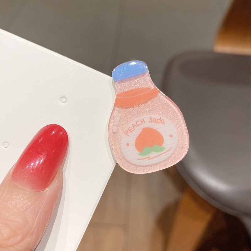 ※ NOON ※ Kẹp Tóc Hình Bình Nước Hoạt Hình Phong Cách Hàn Quốc Xinh Xắn