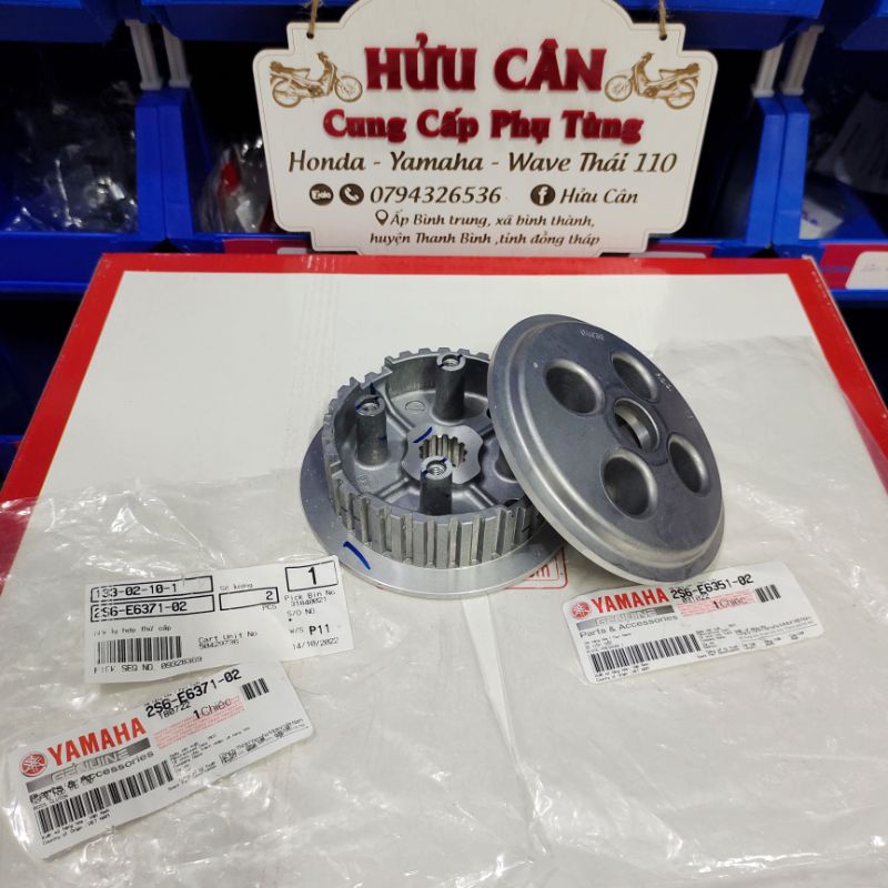 hai mặt nhôm nồi Exciter 2010 xe côn tay Yamaha.