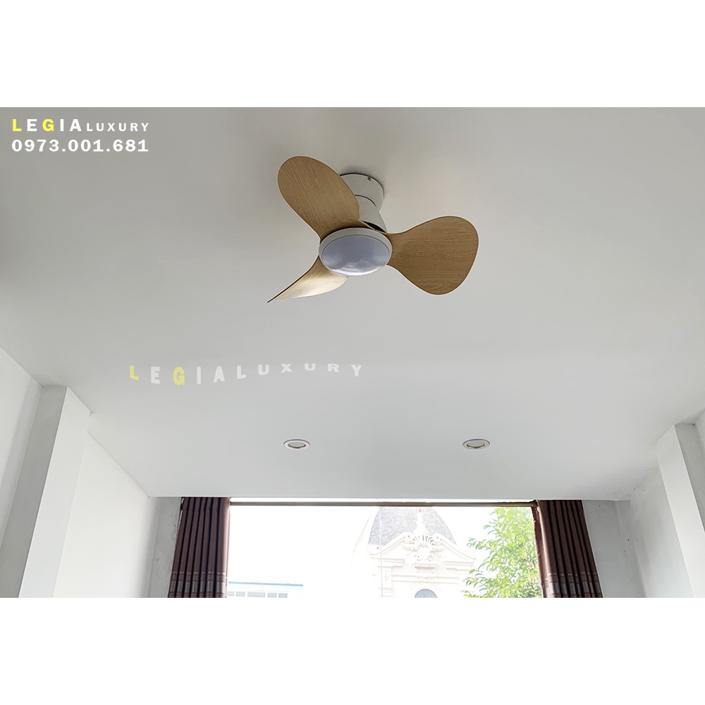 Quạt Trần Mini Giá Rẻ Lê Gia LGFAN730V | Quạt Trần Phòng Ngủ Cho Bé
