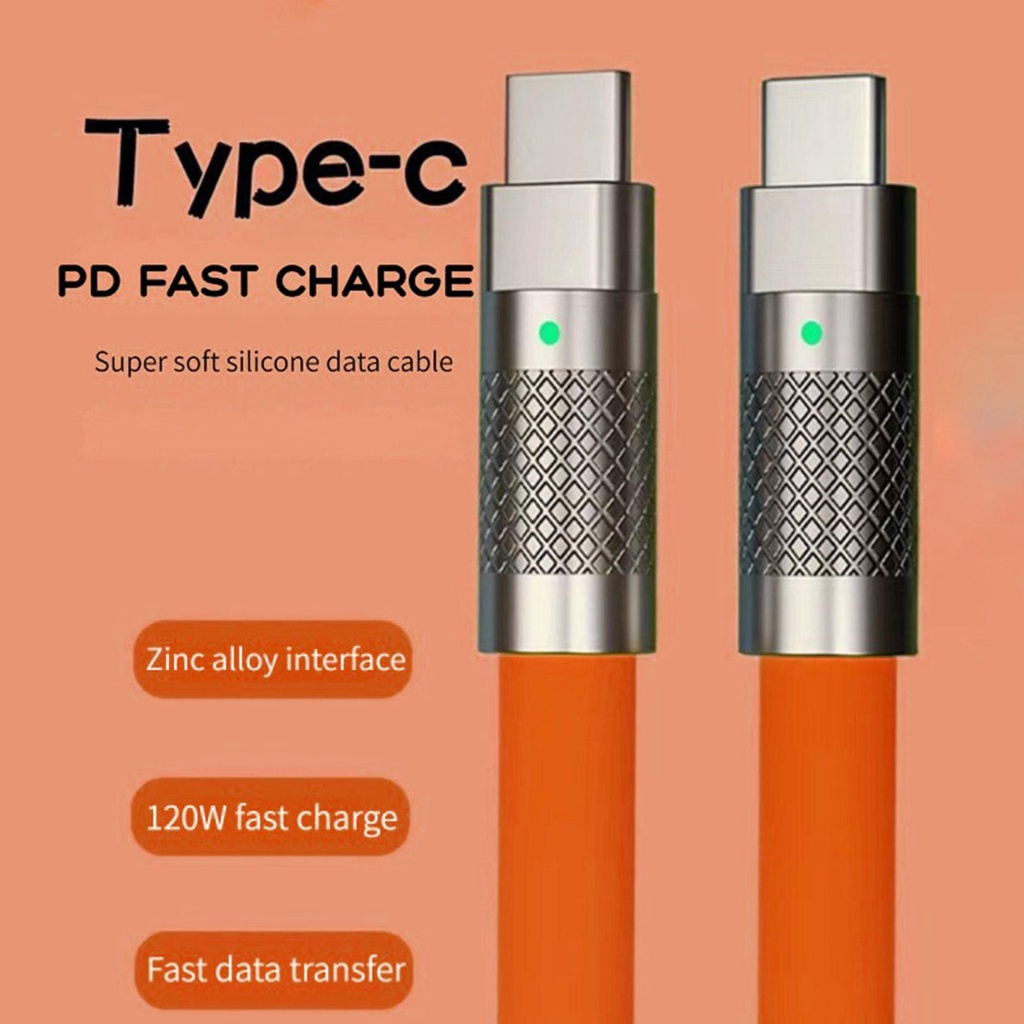 Dây sạc type c Nhanh 120W 6A PD 60W Cho iPhone Huawei Mate