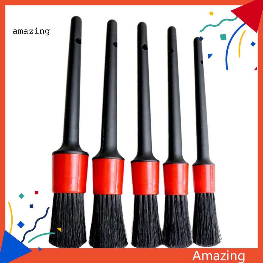 Set 5 Cọ Vệ Sinh Xe Hơi Mềm Mại Đa Năng