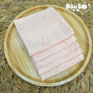 Hộp 5 khăn sữa sợi tre lụa