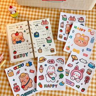 Sticker 3D Nổi Dán Trang Trí Dễ Thương