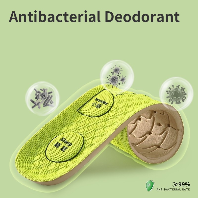 Miếng Lót Giày Thể Thao Mềm Mại Thoáng Khí Thấm Hút Mồ Hôi Khử Mùi Cho Nam Và Nữ