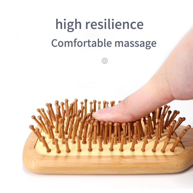 Lesa Cây tre lược đệm hơiLược túi khí massage lược chải tóc