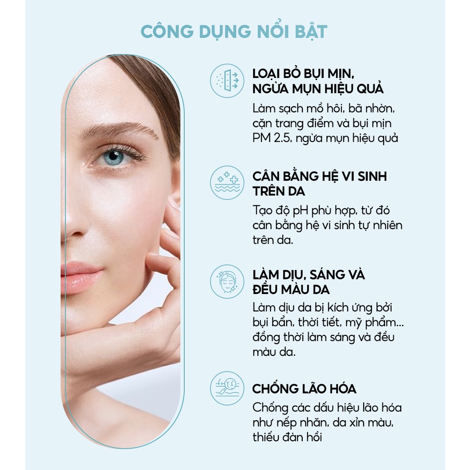 Sữa rửa mặt loại bỏ bụi mịn, sạch sâu, ngừa mụn, sáng da Rejuvaskin Anti-Pollution 60ml - AJA'S SKINLAB