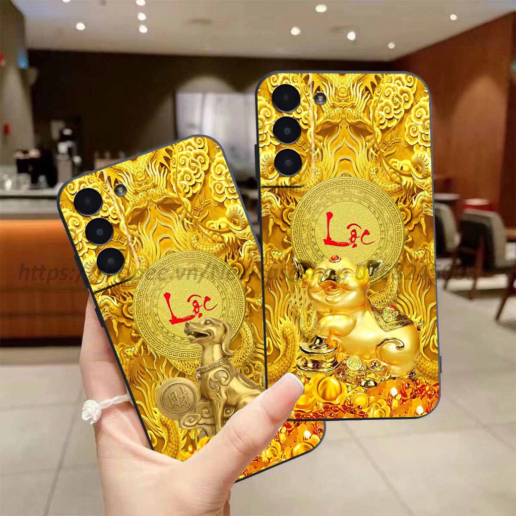 Ốp Samsung S21 / S21 FE / S21 Plus / S21+ in hình 12 Con Giáp Tài Lộc 3D
