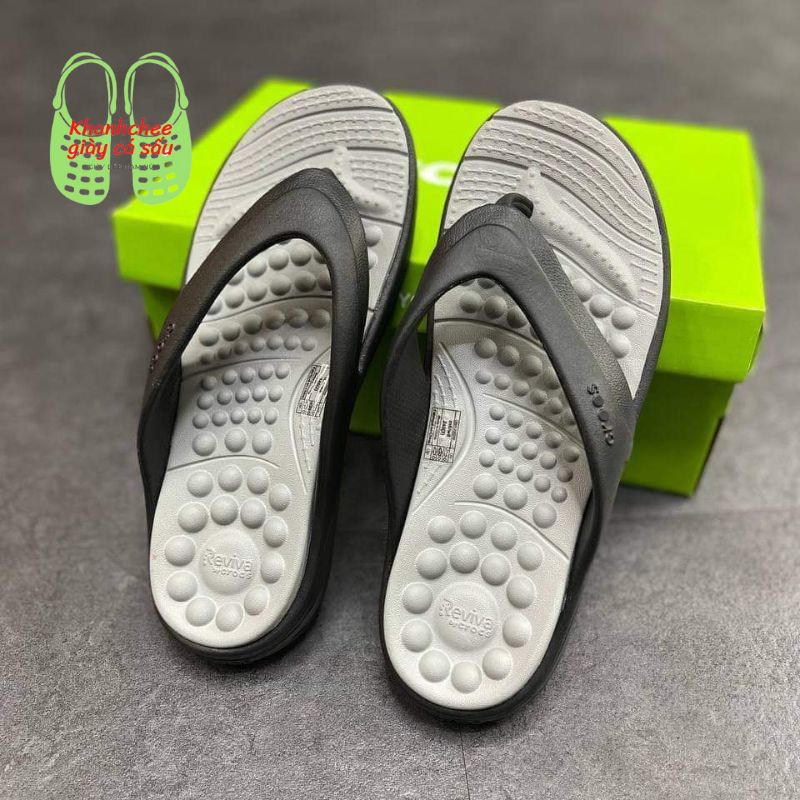 Dép Kẹp Cross Nam Reviva Flip-flop, dép massage, đế chống trơn,chuẩn xịn
