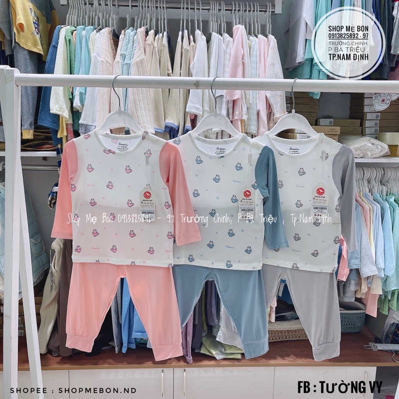 Bộ Avaler dài tay  cho bé trai bé gái