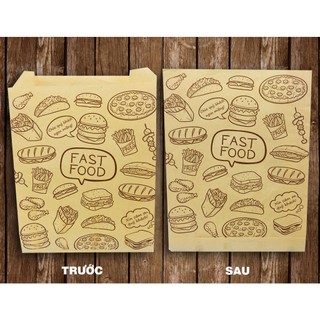 Túi và bao đựng gà rán, sandwich, bánh bao, khoai tây chiên 2023 - 1000 túi