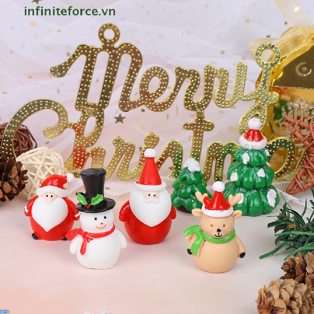 Mô Hình Ông Già Noel / Người Tuyết / Cây Thông Trang Trí Sân Vườn