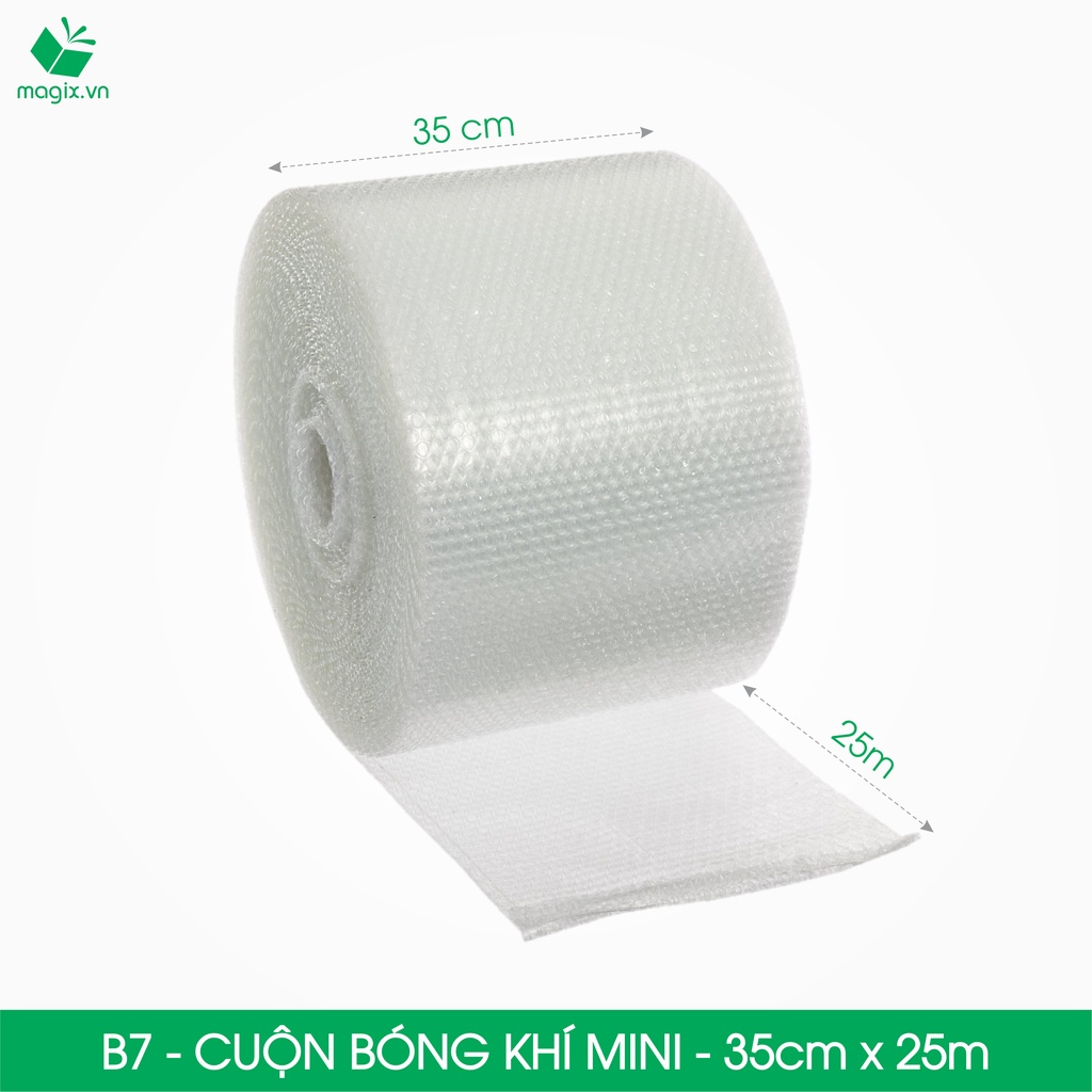 B7 - 35cm x 25m - Cuộn bóng khí - Xốp hơi - đóng hàng - gói hàng