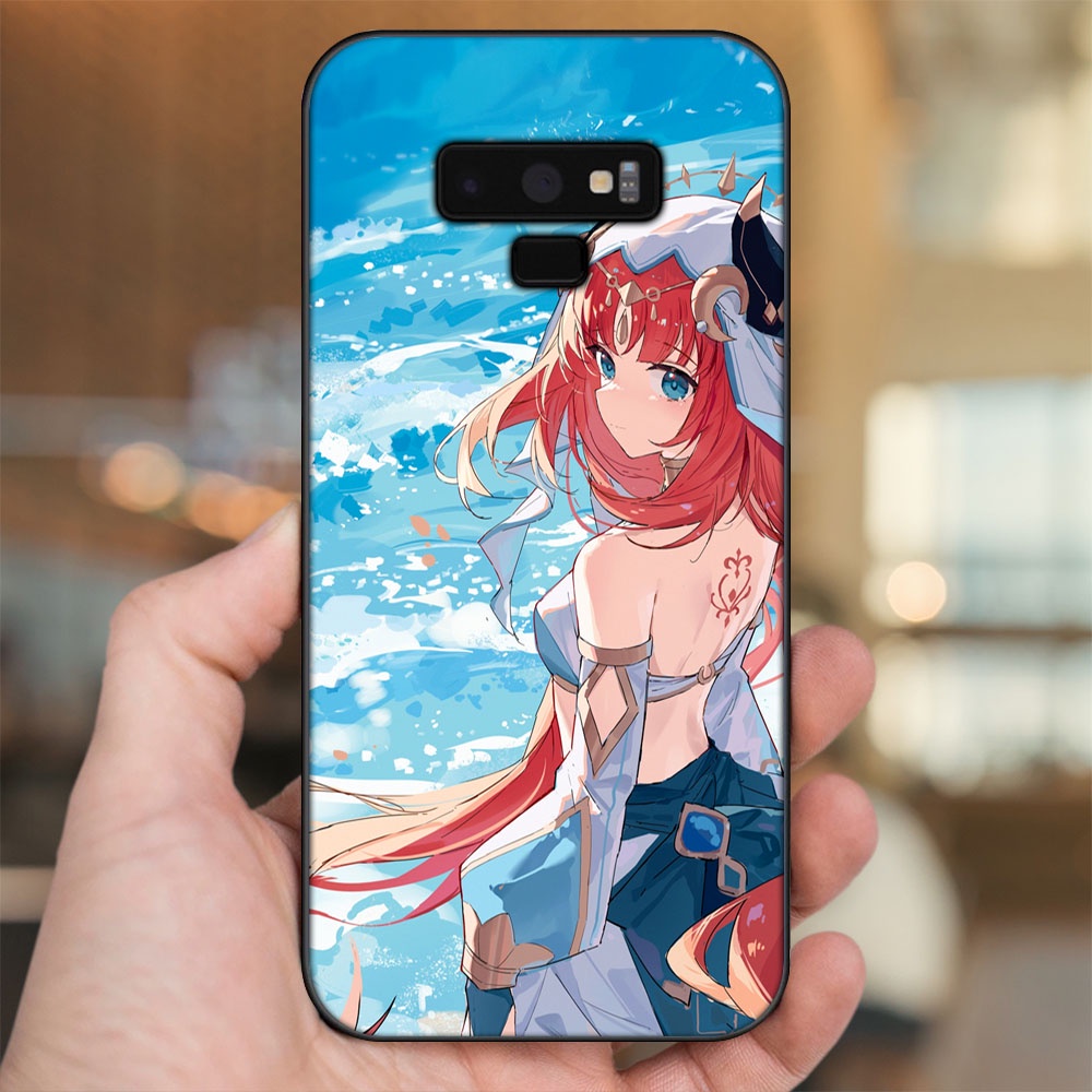 Ốp lưng Samsung Note 9 viền đen in hình Nilou Genshin Impact