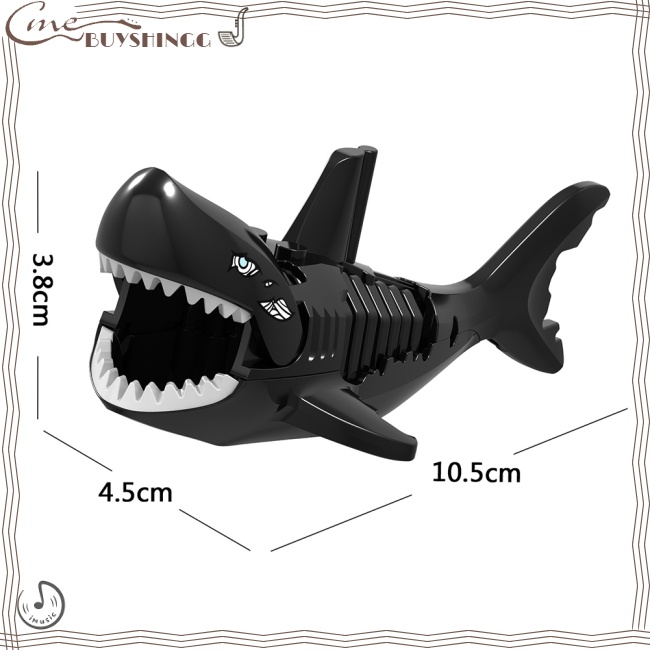 Mô Hình Đồ Chơi Lego Cá Mập Phát Nhạc Dành Cho Trẻ Xl014-018