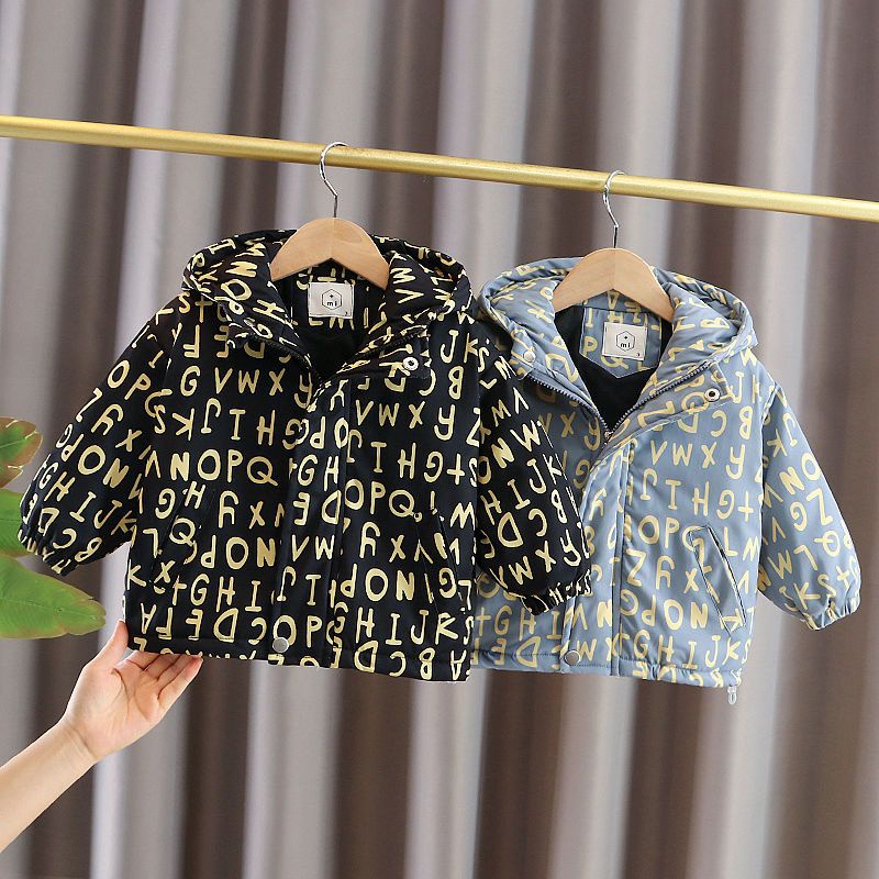 Áo Khoác Đệm Cotton Dày Dặn Phong Cách Thời Trang Mùa Đông Mới 2022 Cho Bé Trai