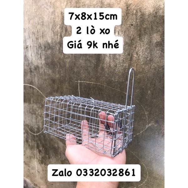 Bẫy chuột đồng 7x8x15cm