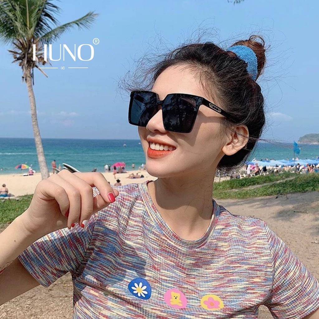 Kính mát nữ HUNO kính mát thời trang với thiết kế màu sắc đặc biệt tạo điểm nhấn cực đẹp cho khuôn mặt - KR15