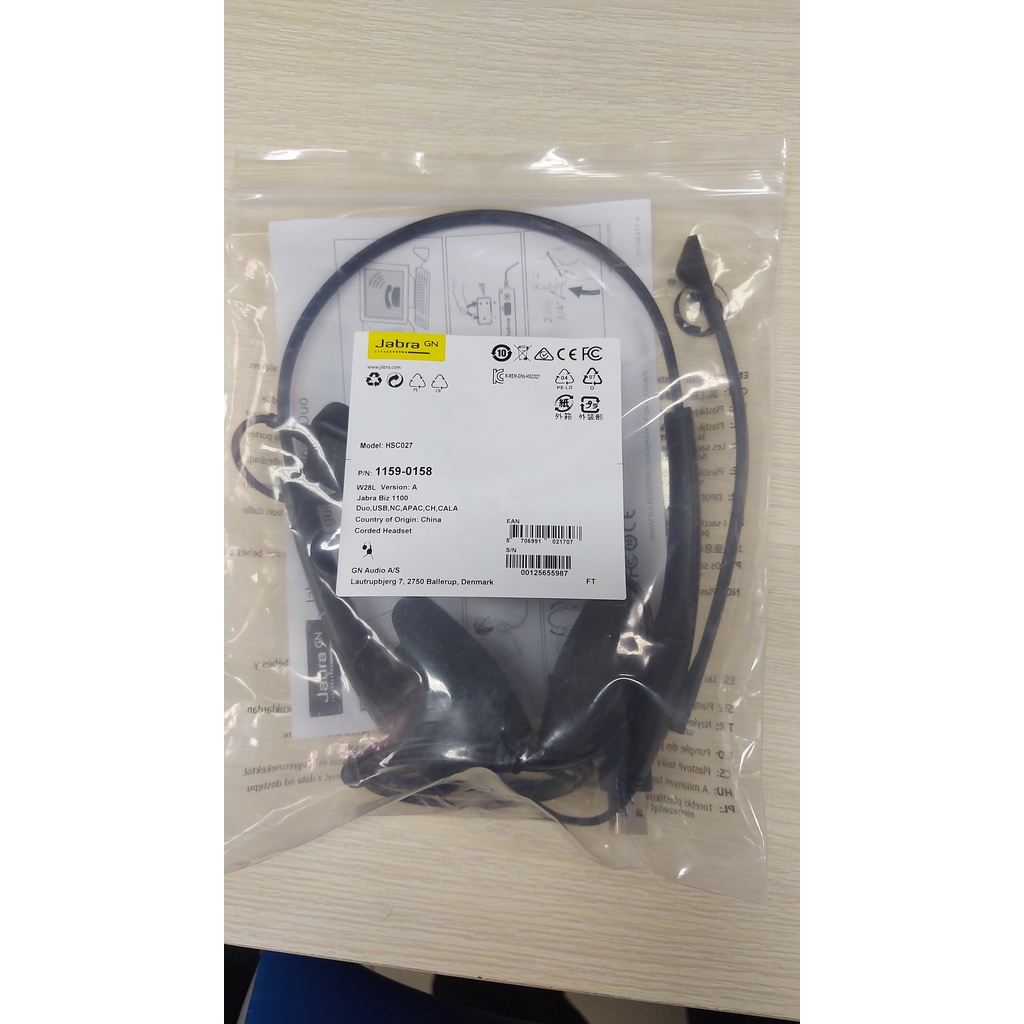 Tai nghe Jabra Biz1100 duo usb