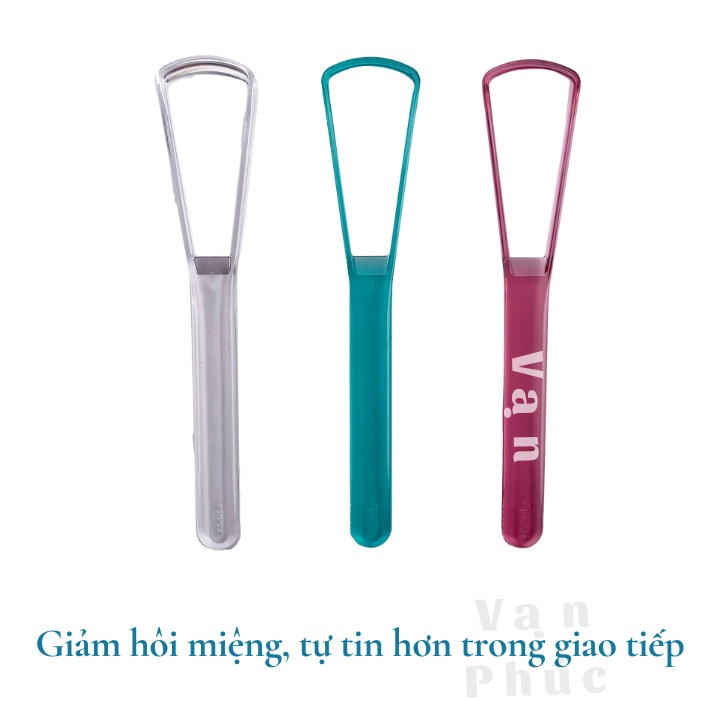 1 set 3 Đồ cạo lưỡi inochi, nhựa PP an toàn, nạo lưỡi, dụng cụ vệ sinh lưỡi cho bé dụng cụ vệ sinh lưỡi tiện dụng