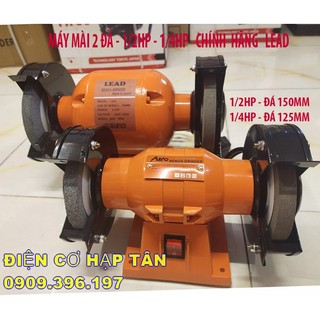 Máy mài 2 đầu chính hãng lead 1/4hp – 1/2 hp - nhật bản