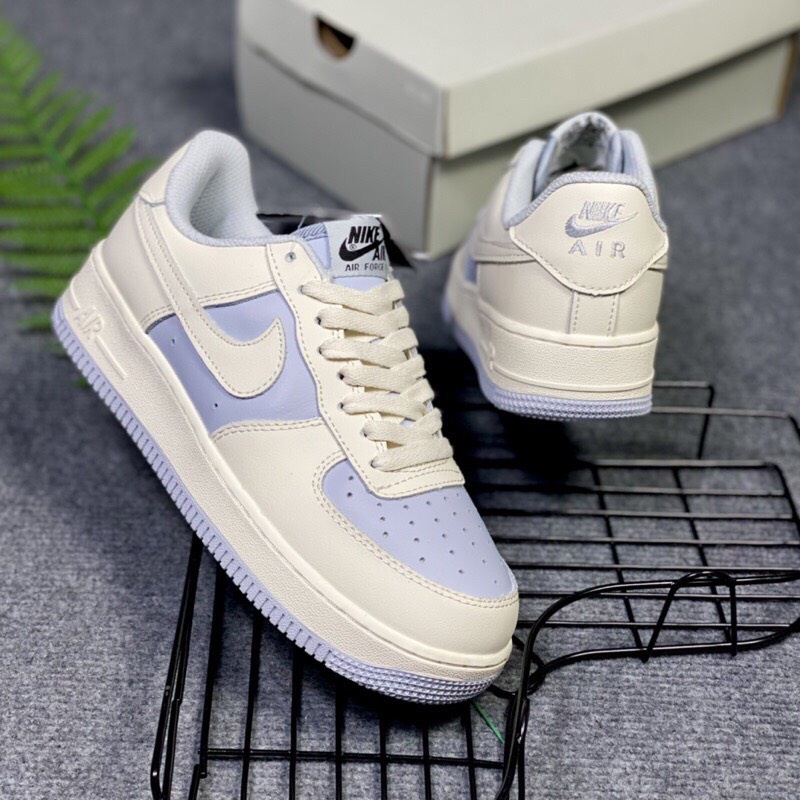 🎁Giày_ Air Force 1 , Giày AF1 Nam Nữ Thể Thao Trắng Xanh kemThời Trang Hàng Đẹp Full Box