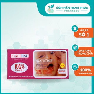 Que thử thai chính xác nhanh gọn cali test