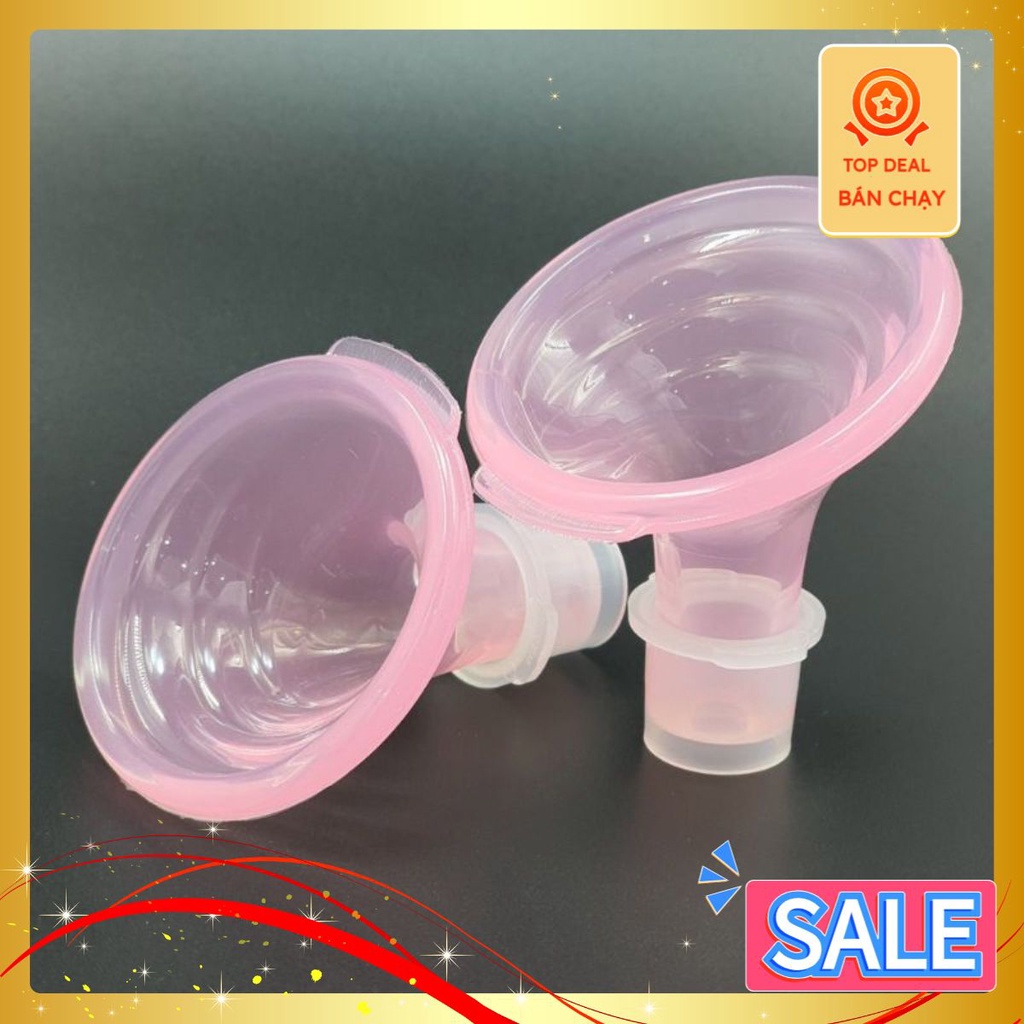 02 Phễu Hút Sữa Pumpin / Pumpinpal Silicon Dành Cho Máy Hút Sữa Medela,Lasinoh,Pigeon, Rozabi duluxe...