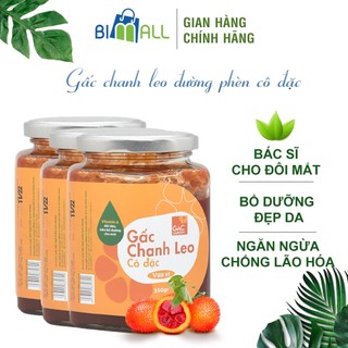 Combo 3 hũ gấc chanh leo đường phèn cô đặc BIMALL 550g