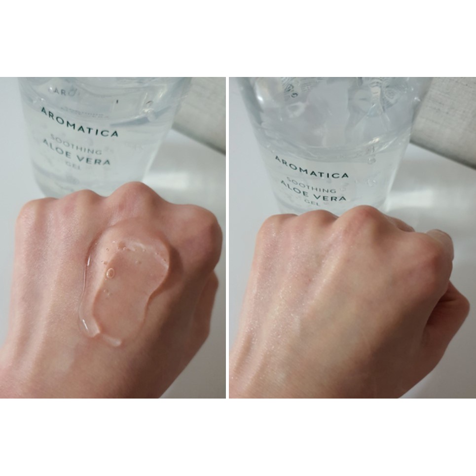 Gel lô hội làm mát và dịu da khô, nhạy cảm Aromatica 500ml