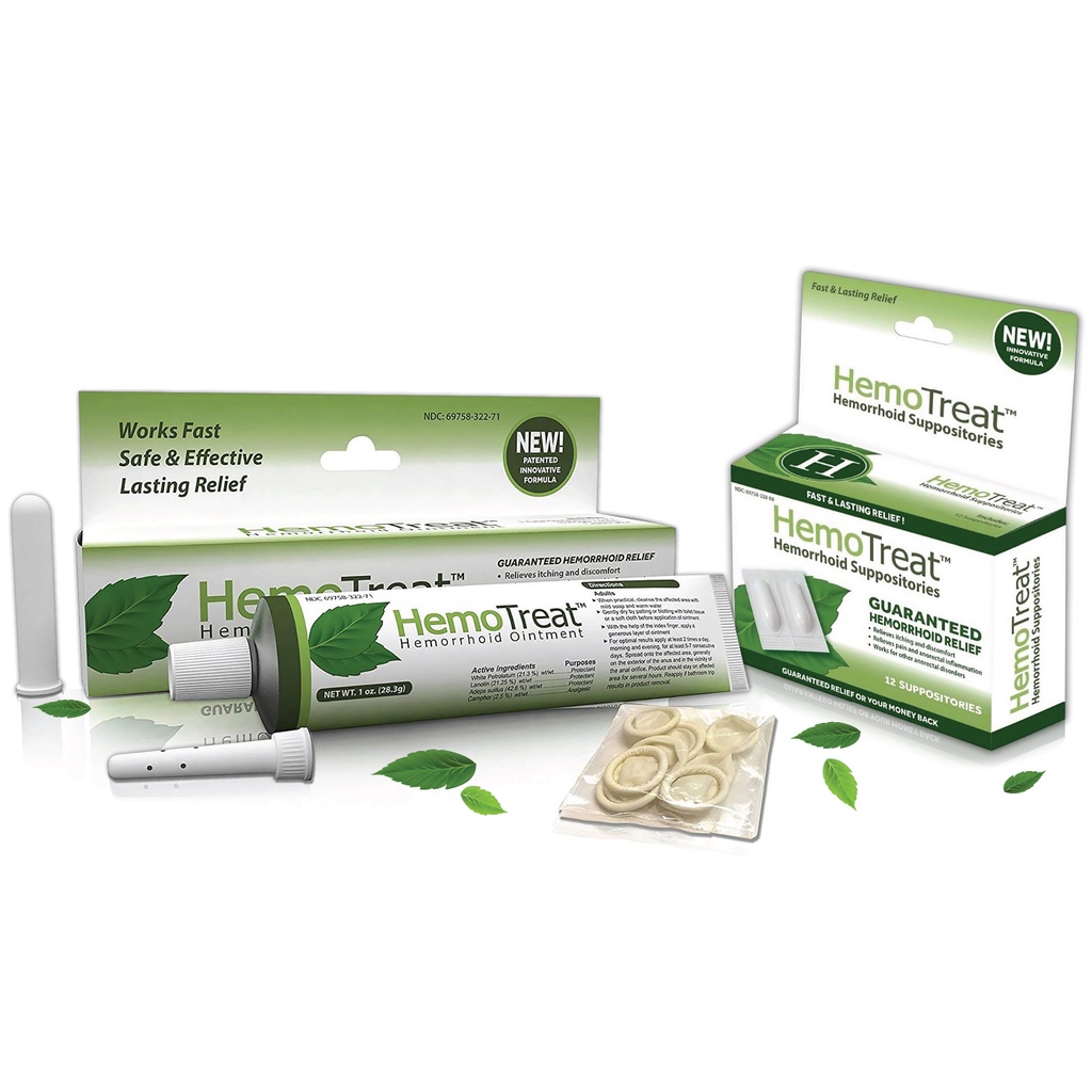 HEMOTREAT H – Giúp giảm nhanh đau trĩ, giảm 1 cấp độ trĩ sau 30 ngày- Ha Chi Organic