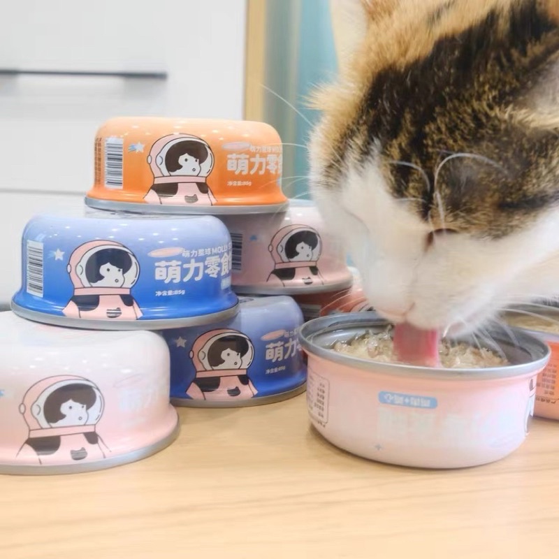 THANH LÝ Pate CAO CẤP cho mèo Molly Star hộp lẻ 85g