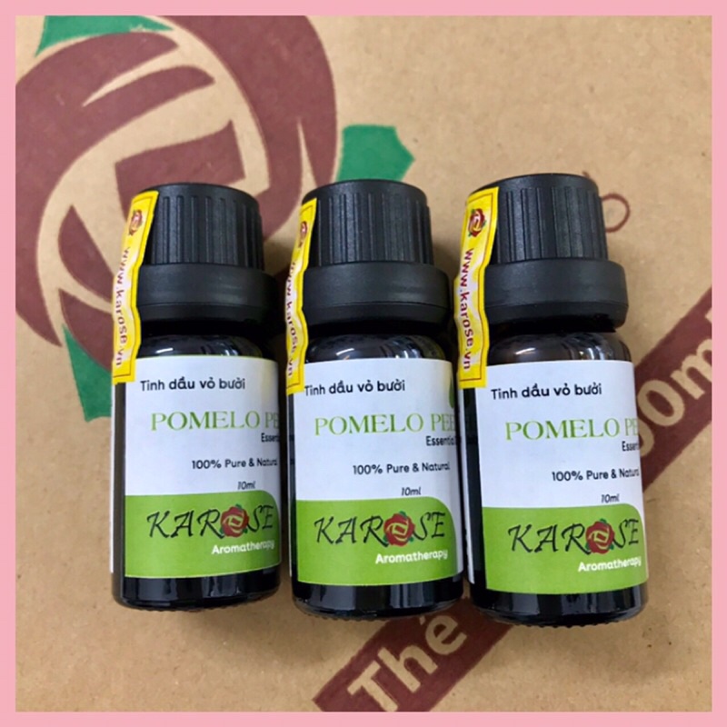 Tinh Dầu Chiết Xuất Từ Vỏ Bưởi Tươi Karose, Dùng Cho Tóc, Body, Xông Phòng, 10ml