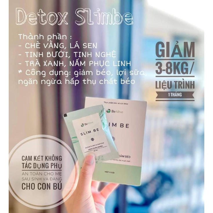 Trà Giảm Cân SLIMBE Dạng Viên -Giảm 3-5 kg Sau 1 Liệu Trình