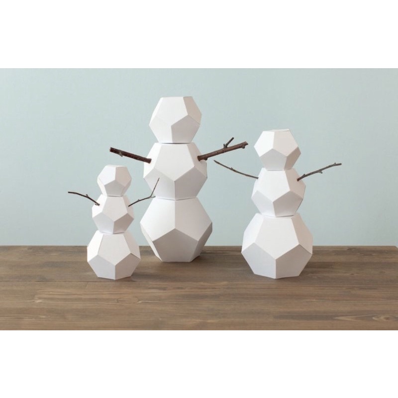 Mô hình người tuyết 3D trang trí giáng sinh decor Noel