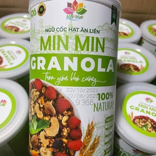 Ngũ Cốc Hạt Ăn Liền Gralona Min Min Mẫu Mới 500gr