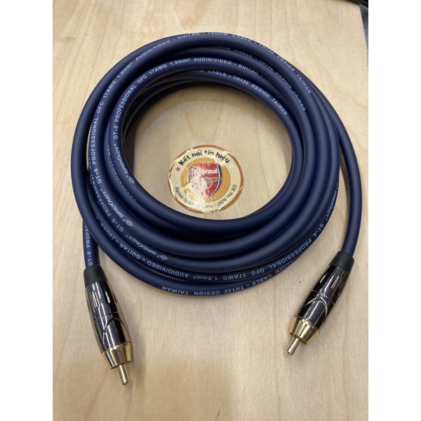 Dây âm thanh đồng trục chuẩn coaxial hàng đã hoàn thiện dây jack. Mã TH 132