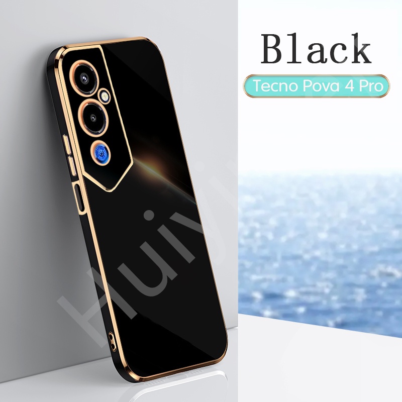 Ốp Lưng Mạ Điện Cho Tecno Pova 4 Pro LG8n
