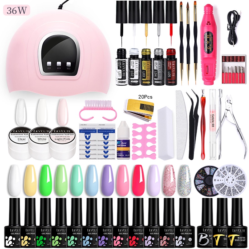 Set dụng cụ làm móng tay nghệ thuật BORN PRETTY tùy chọn nhiều mẫu chuyên dụng
