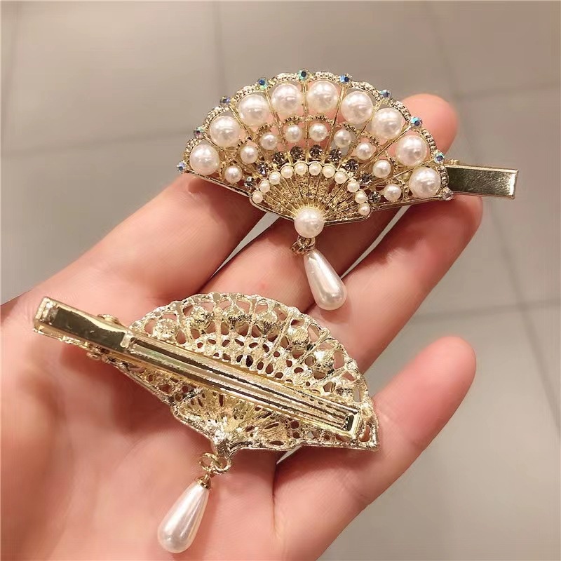 Kẹp Tóc Đính Đá Bằng Hợp Kim Thời Trang Hàn Quốc JP5