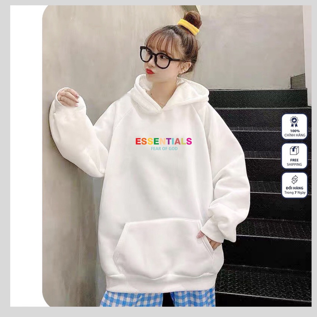 Áo nỉ hoodie đôi nam nữ mùa đông, áo nỉ đôi có mũ chất dày
