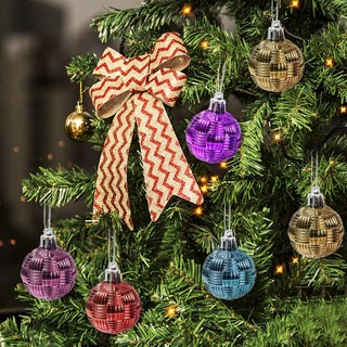 Set 6 Trái Châu Trang Trí Thông Noel