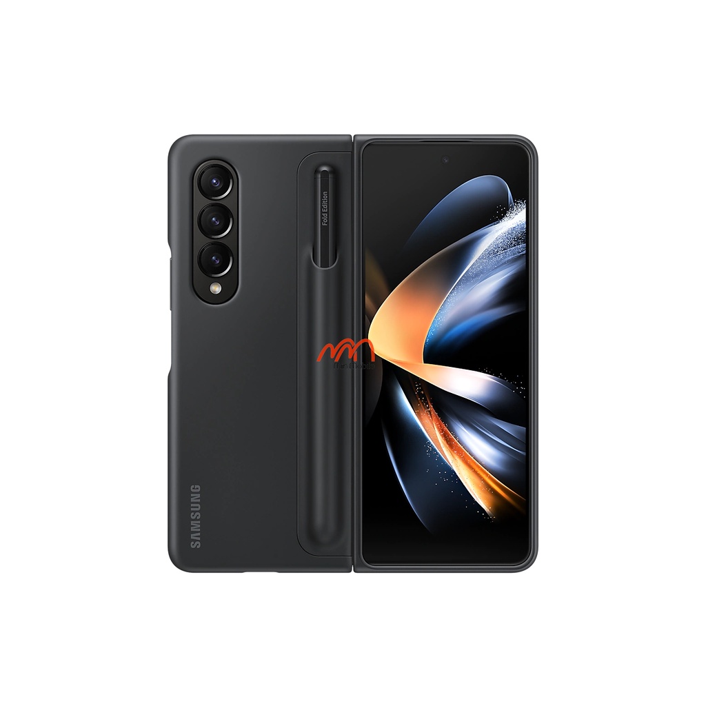 Ốp Lưng Samsung Fold 4 Có Chân Kèm Khay Bút Spen