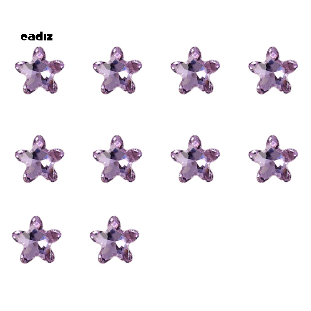 Set 10 Phụ Kiện Đá 3D Lấp Lánh Trang Trí Móng Tay Nghệ Thuật