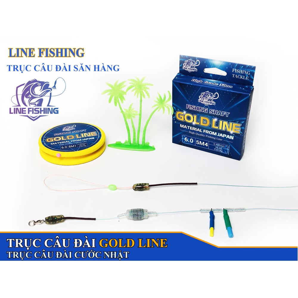 Trục Câu Đài săn hàng cước Nhật chất lượng cao 3.6m 4.5m 5.4m 6.3m 7.2m 8.1m 9m