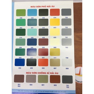 Sơn Epoxy Hải Âu đủ màu ( Bộ 5L)